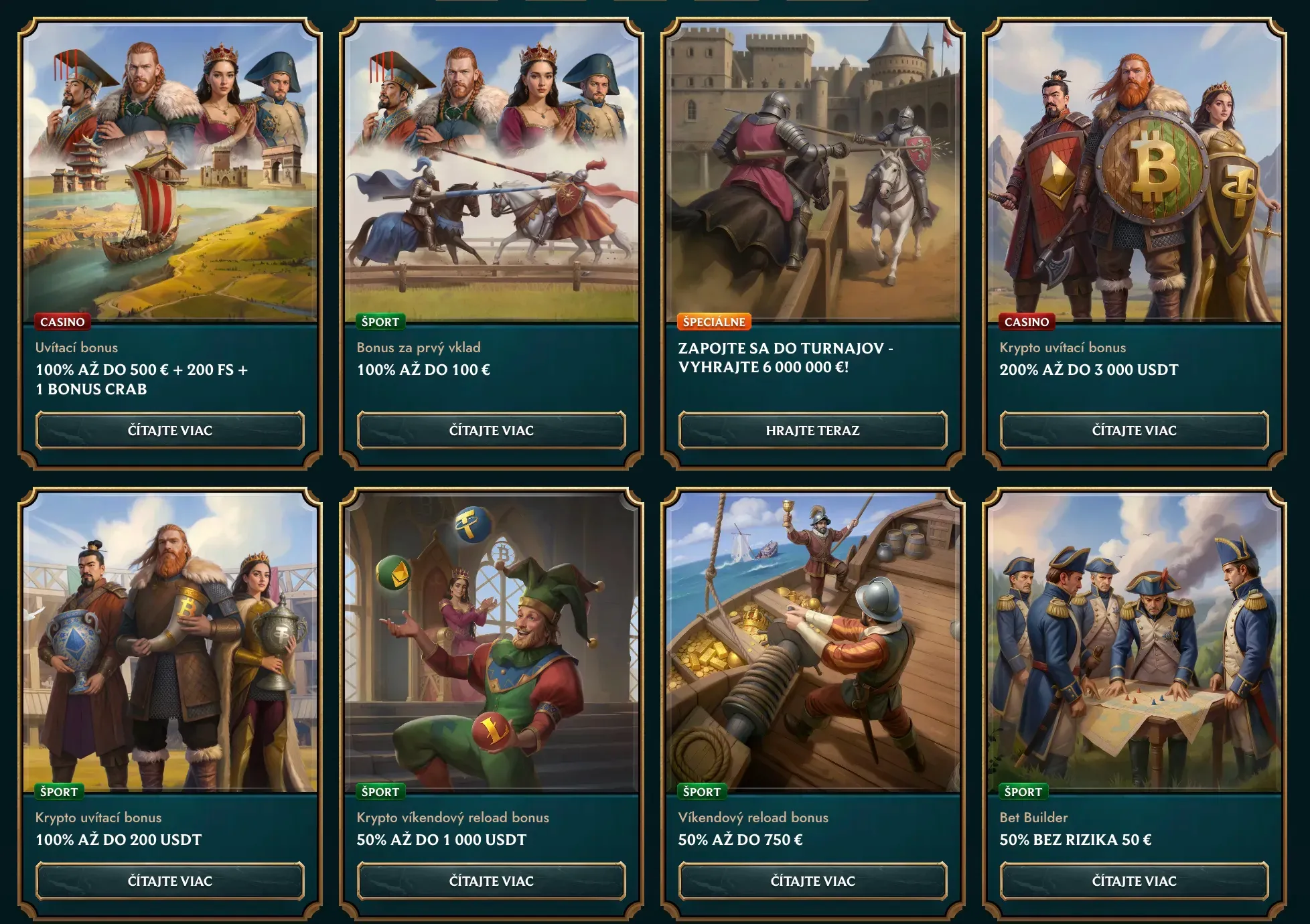 Propagácie v kasíne My Empire