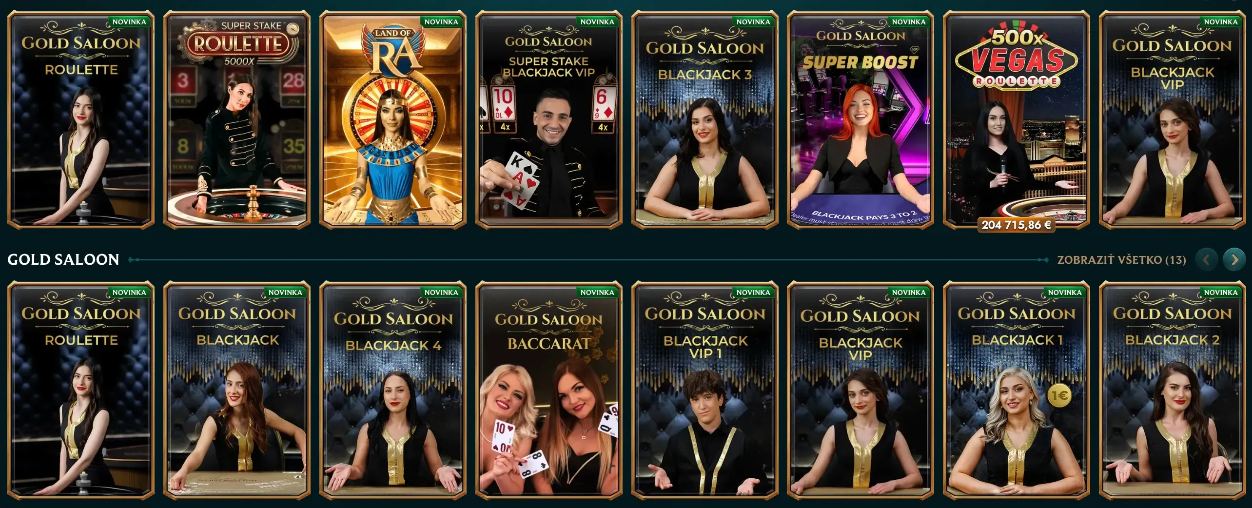 Živé kasíno v My Empire